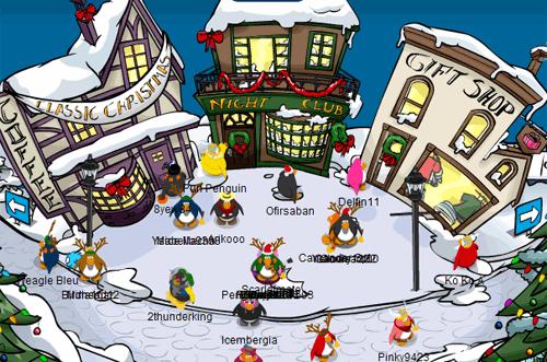 Resultado de imagen para christmas party 2007 club penguin